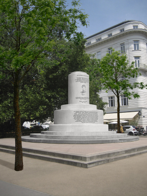 Bertha statt Karl! REPLACED - Ein neues Denkmal f&amp;uuml;r Wien. Entwurf, 2023